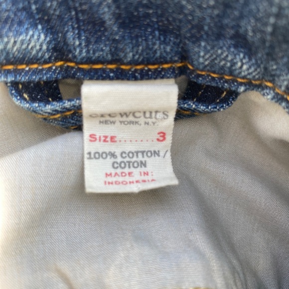 J Crew Crewcuts boy blue denim jean jacket 3 - Picture 4 of 9